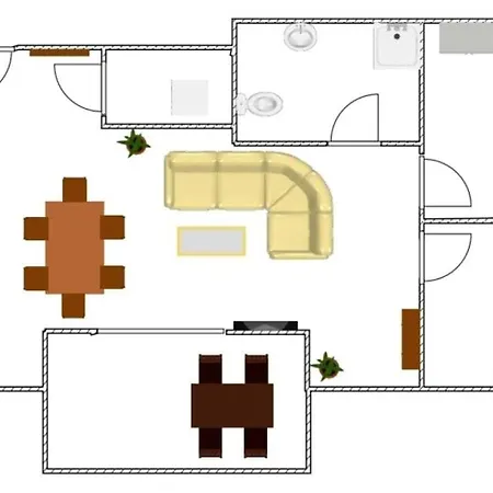With 2 Bedrooms Holiday home Krummhoern